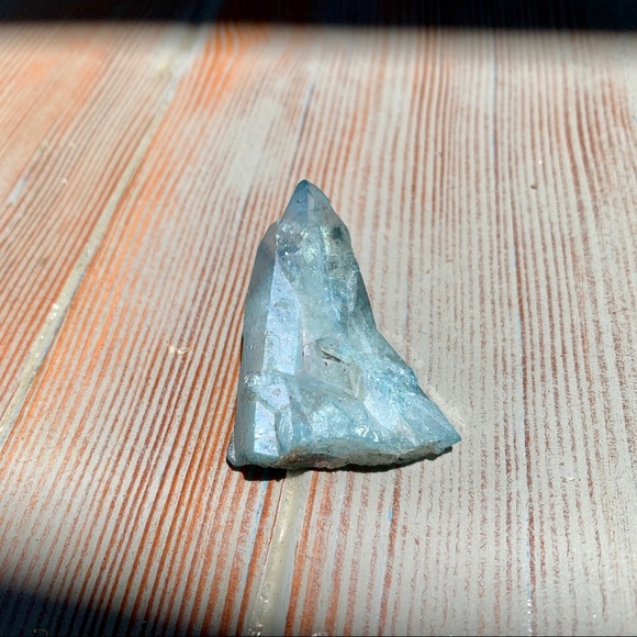 Healing Crystal - Aqua Aura Quartz Cluster - Picture 9 of 13